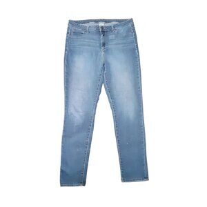 Time and Tru Jeans Womens 14 Blue Denim Skinny Slim